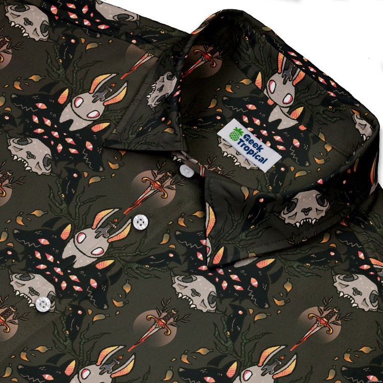 Hunter and Prey Button Up Shirt Geek Nerd 0925 adult sizing All Adult Button Up Shirts