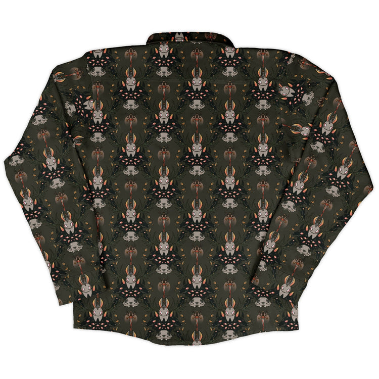 Hunter and Prey Long Sleeve Button Up Shirt Geek Nerd 0925 adult sizing All Adult Button Up Shirts