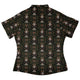 Hunter and Prey Curvy Button Up Shirt Geek Nerd 0925 All Adult Button Up Shirts Animal Patterns