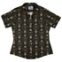 Hunter and Prey Curvy Button Up Shirt Geek Nerd 0925 All Adult Button Up Shirts Animal Patterns