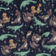 Ice Cream Dinos Long Sleeve Button Up Shirt Geek Nerd 0925 adult sizing All Adult Button Up Shirts
