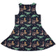 Ice Cream Dinos Dress Geek Nerd 0925 Animal Patterns Design by Tobe Fonseca