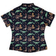 Ice Cream Dinos Curvy Button Up Shirt Geek Nerd 0925 All Adult Button Up Shirts Animal Patterns