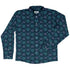Icy Holiday Long Sleeve Button Up Shirt front