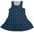 Icy Holiday Sleeveless Dress front