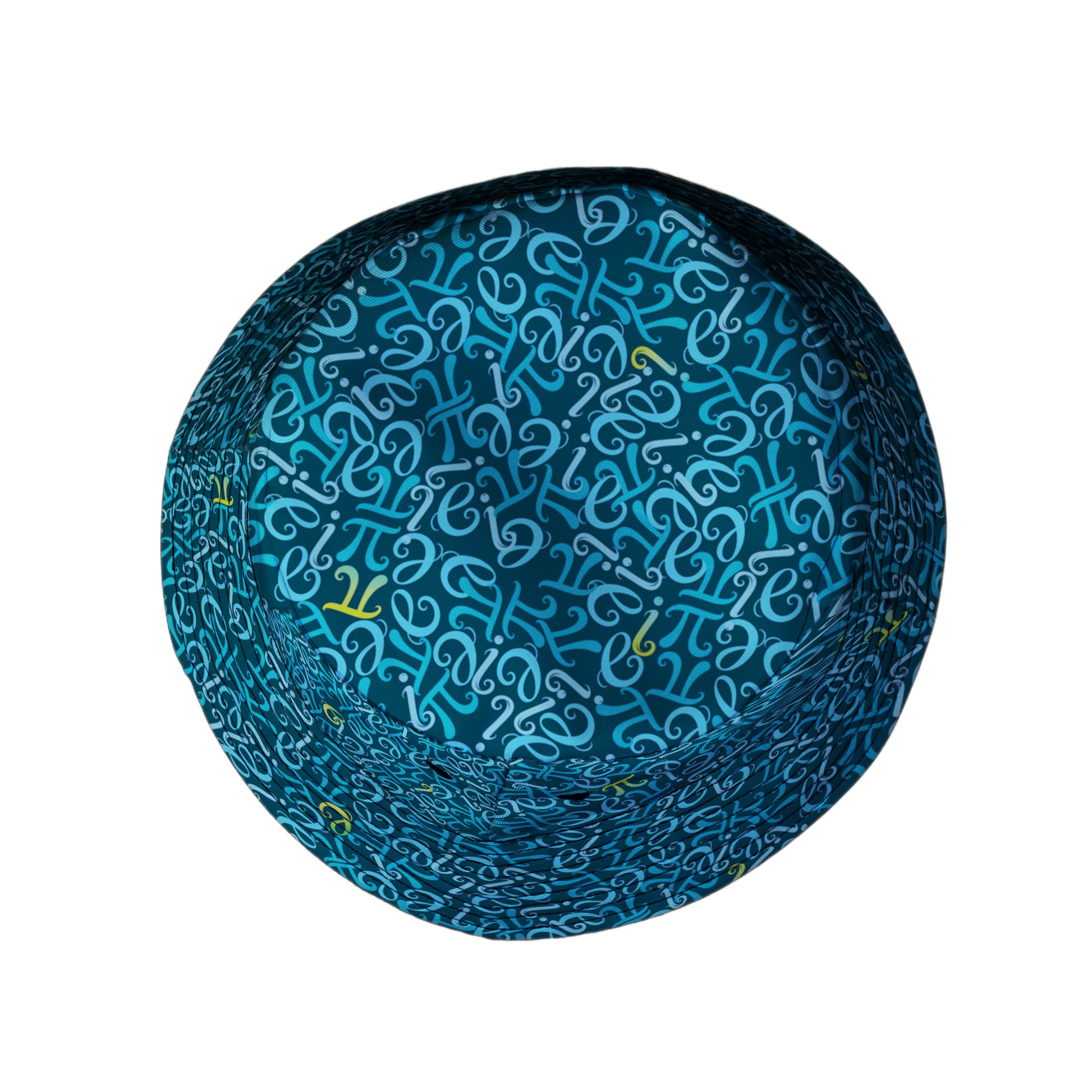 Irrational Constants Bucket Hat Top View