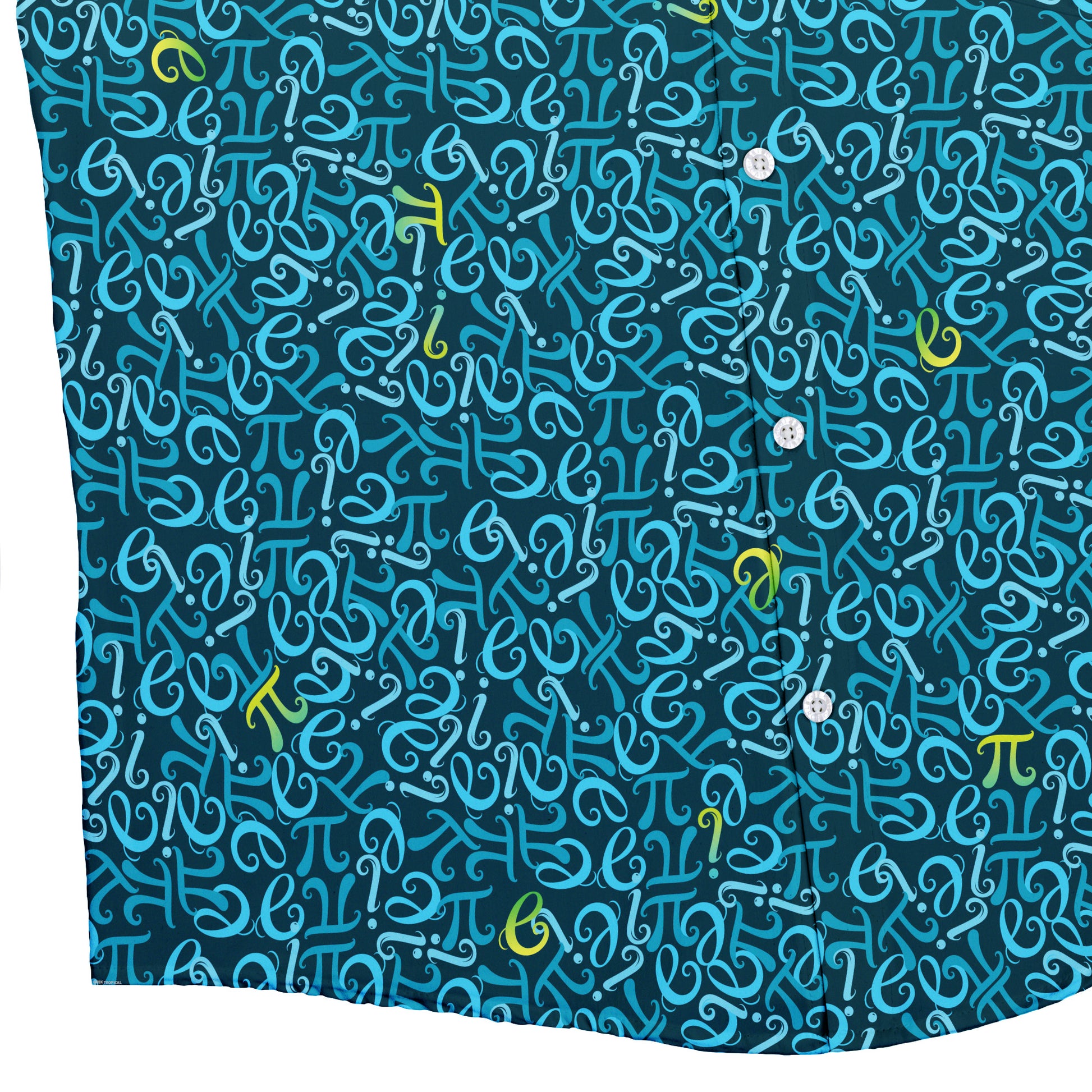 Irrational Constants Button Up Shirt Bottom Corner