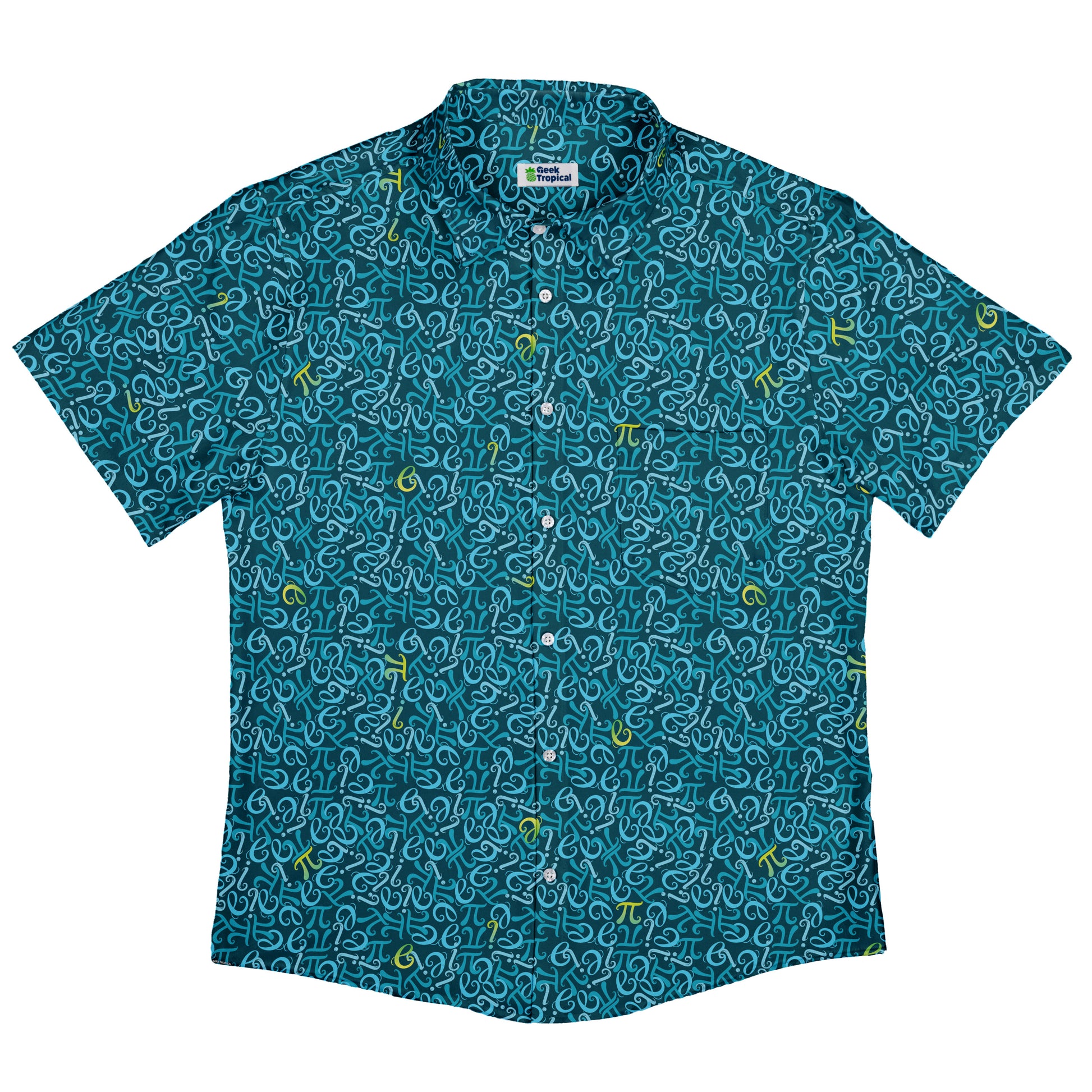Irrational Constants Button Up Shirt Flat Front
