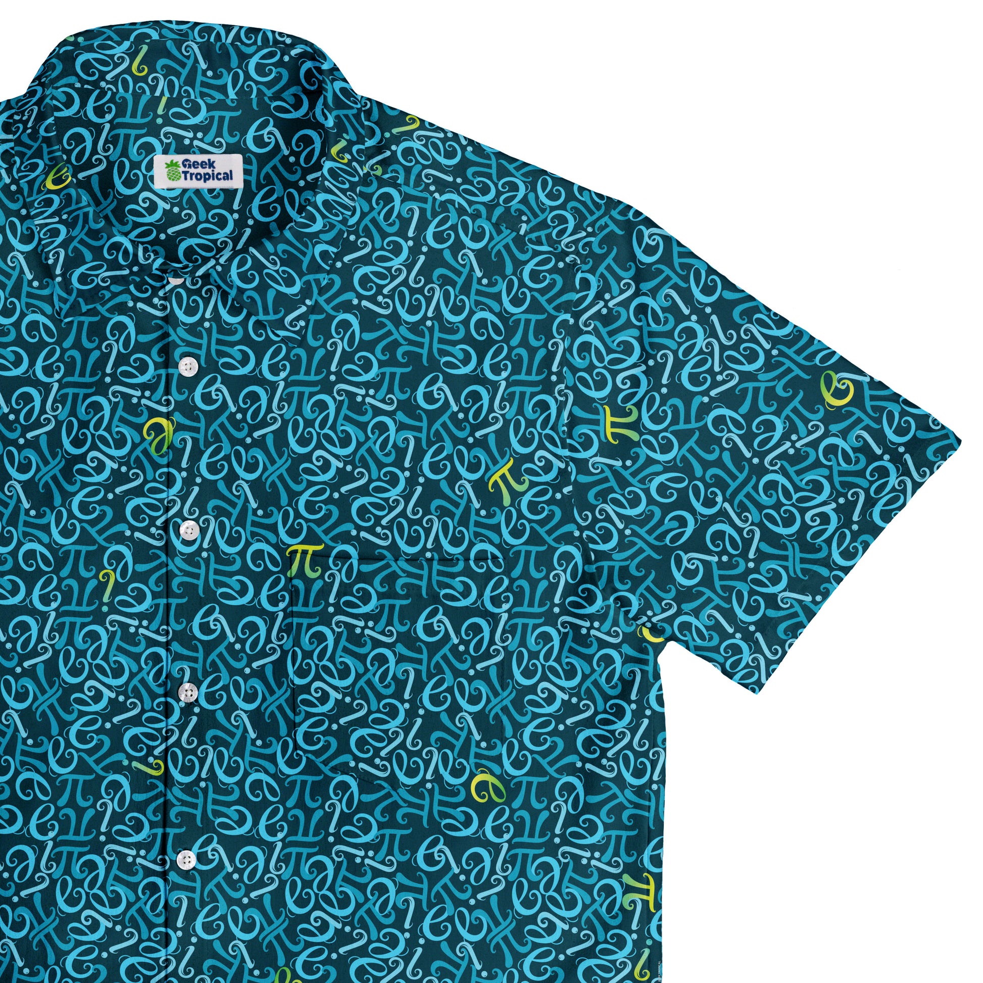 Irrational Constants Button Up Shirt Top Corner