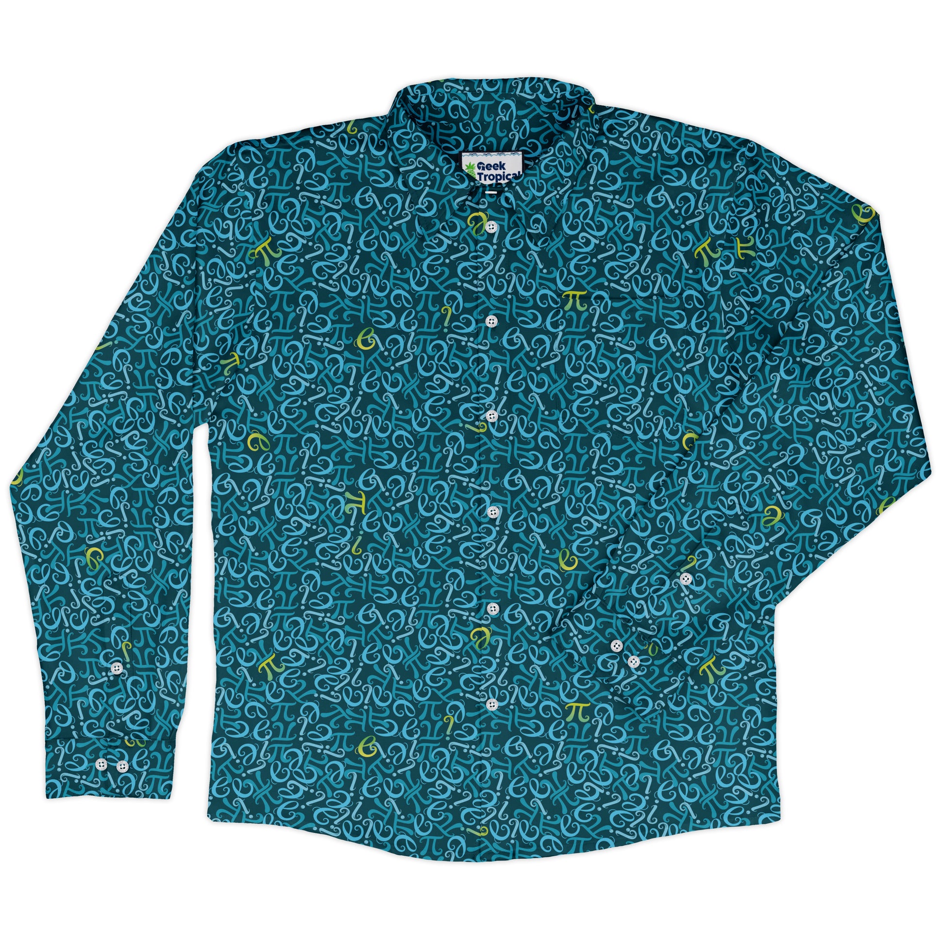 Irrational Constants Long Sleeve Button Up Shirt front