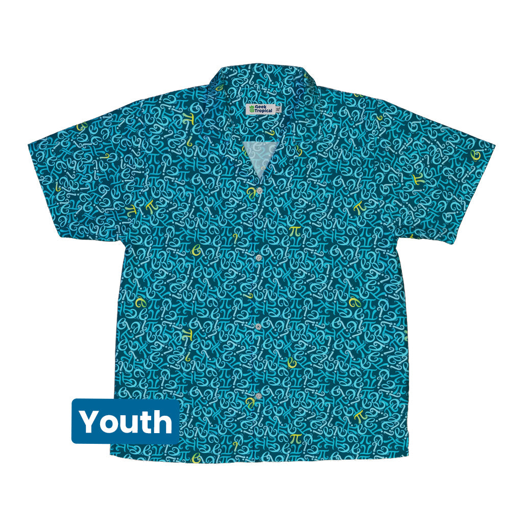 Irrational Constants Youth Hawaiian Shirt Front