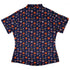 Japanese Festival Curvy Button Up Shirt Geek Nerd anime Design by Ardi Tong q225