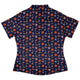 Japanese Festival Curvy Button Up Shirt Geek Nerd anime Design by Ardi Tong q225