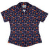 Japanese Festival Curvy Button Up Shirt Geek Nerd anime Design by Ardi Tong q225