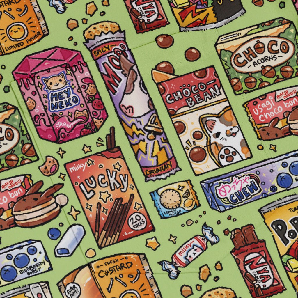 Japanese Vending Machine Snacks Button Up Shirt Geek Nerd 0925 adult sizing All Adult Button Up Shirts