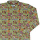 Japanese Vending Machine Snacks Long Sleeve Button Up Shirt Geek Nerd 0925 adult sizing All Adult Button Up Shirts