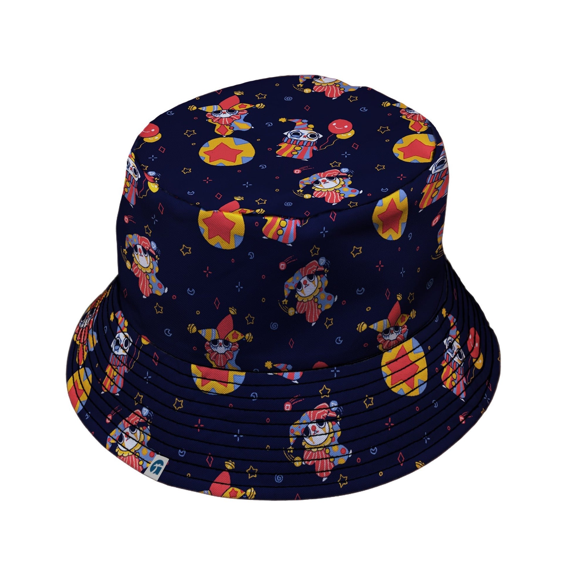 Jester Cats Bucket Hat Geek Nerd Design by Ardi Tong funny prints lx - B