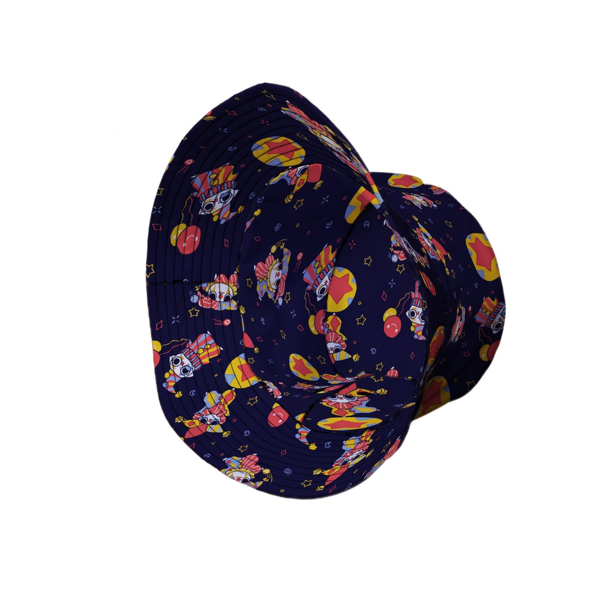 Jester Cats Bucket Hat Geek Nerd Design by Ardi Tong funny prints lx - B