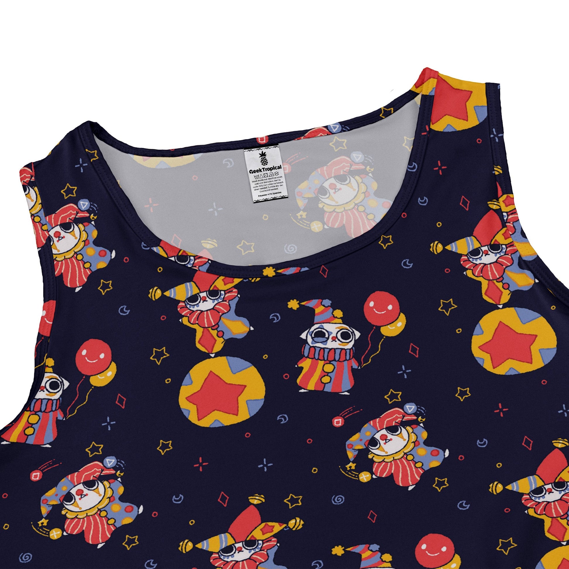 Jester Cats Dress Geek Nerd Design by Ardi Tong funny prints lx - C