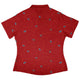Plane Contrails Curvy Button Up Shirt Geek Nerd aviation print Design by Zirkus Design q225