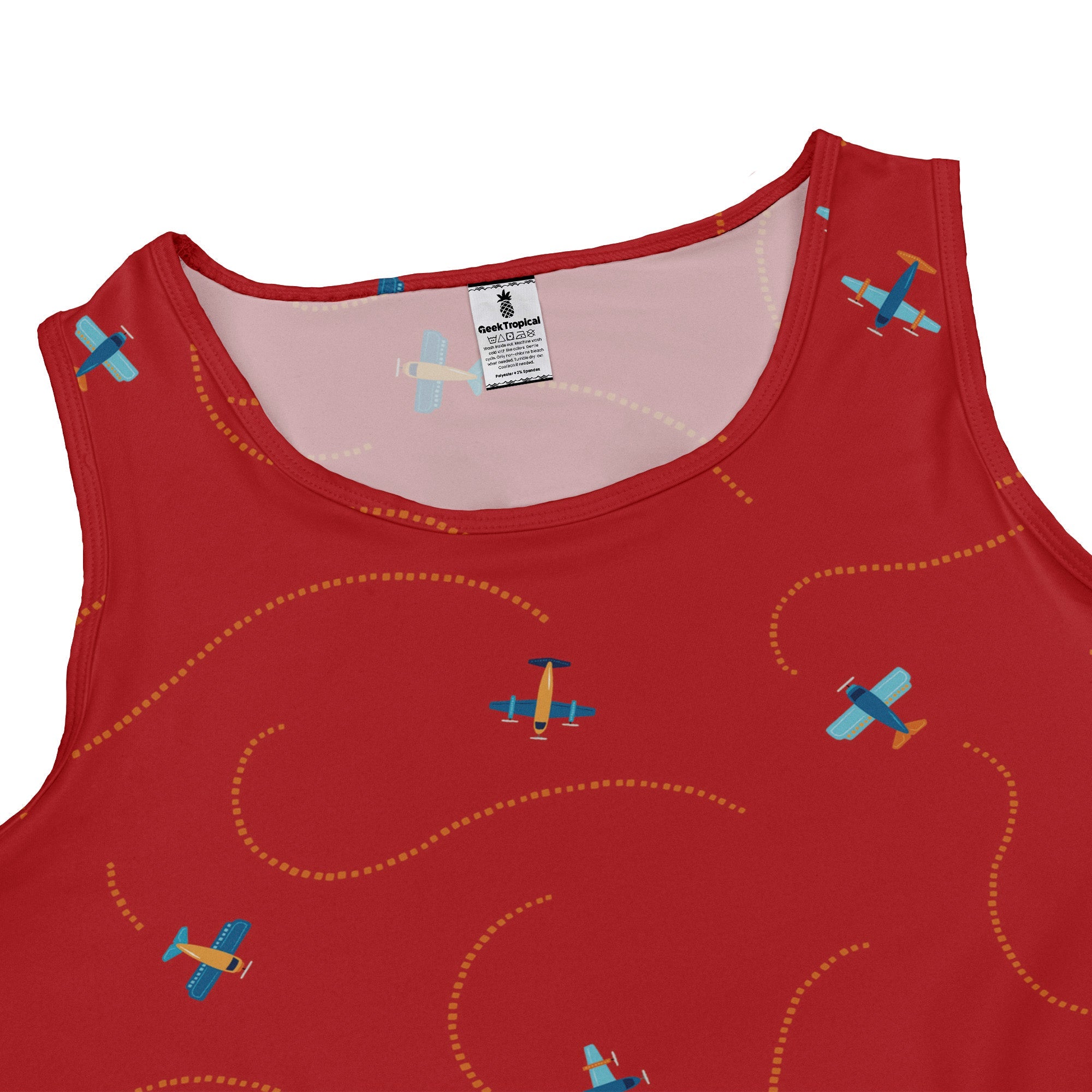 Plane Contrails Dress Geek Nerd aviation print Design by Zirkus Design lx - C