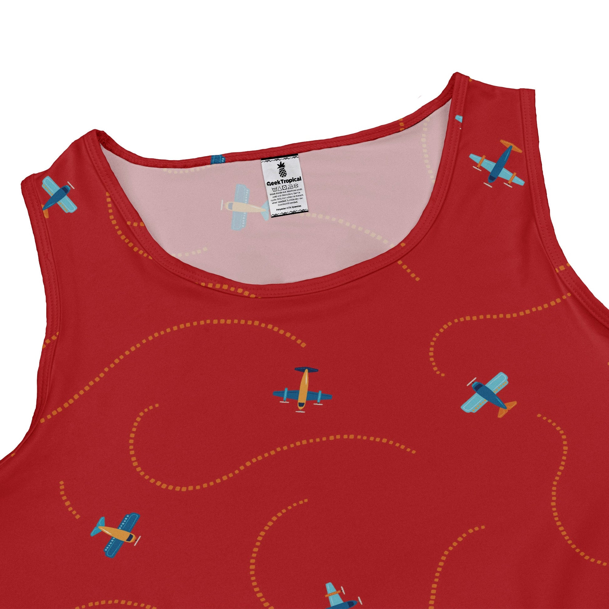 Plane Contrails Dress Geek Nerd aviation print Design by Zirkus Design lx - C