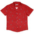 Plane Contrails Button Up Shirt Geek Nerd adult sizing aviation print Design by Zirkus Design