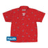 Plane Contrails Youth Hawaiian Shirt Geek Nerd aviation print Design by Zirkus Design q225
