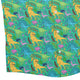 Jurassic Jungle Button Up Shirt Geek Nerd adult sizing Design by Julie Kitzes dinosaur print