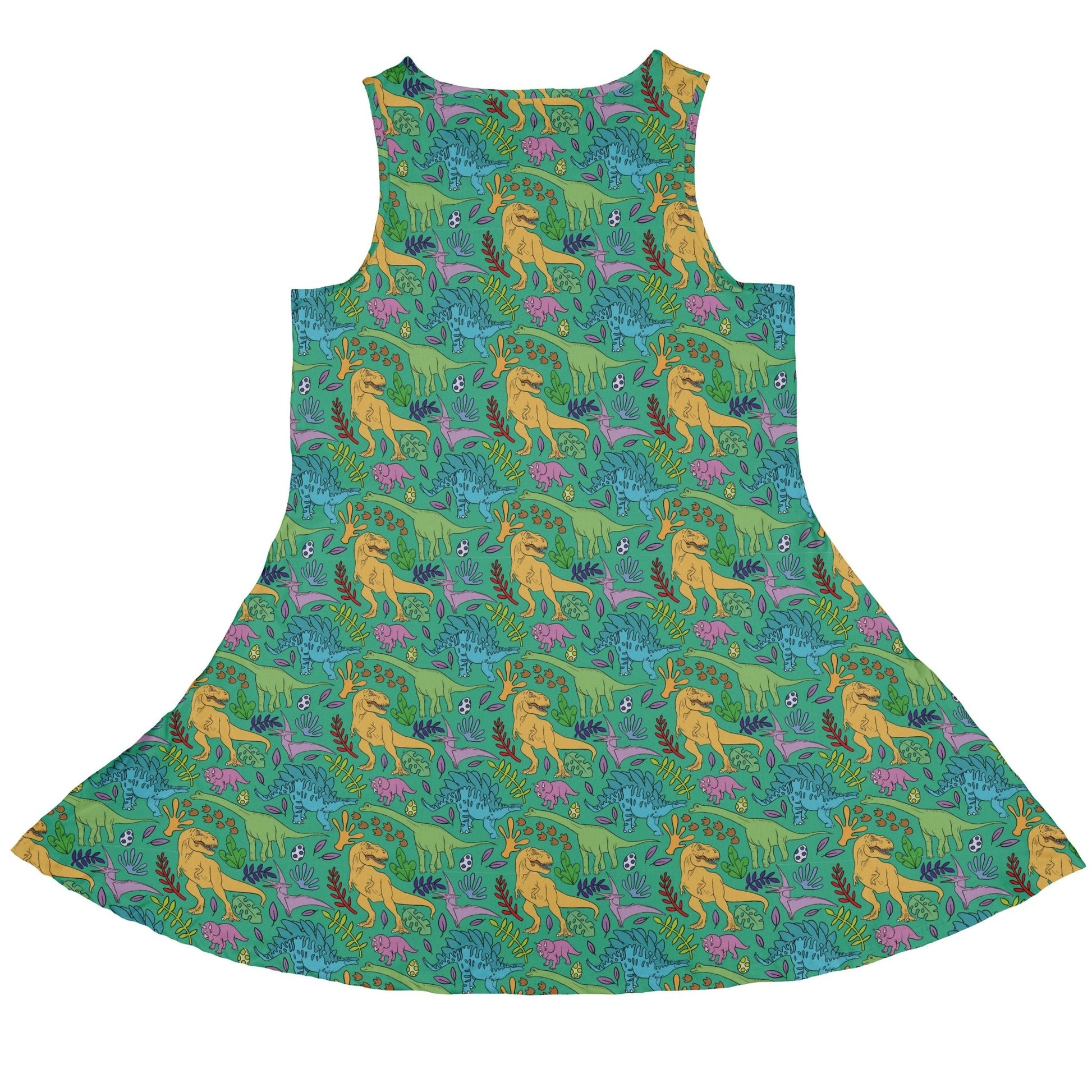 Jurassic Jungle Dress Geek Nerd Design by Julie Kitzes dinosaur print lx - C