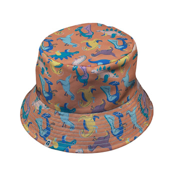 Just Dinosaur Bucket Hat Geek Nerd Design by Zirkus Design dinosaur print lx - B