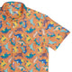 Just Dinosaur Button Up Shirt Geek Nerd adult sizing Design by Zirkus Design dinosaur print