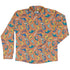 Just Dinosaur Long Sleeve Button Up Shirt Geek Nerd adult sizing Design by Zirkus Design dinosaur print
