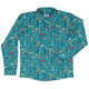 Just Science Long Sleeve Button Up Shirt Geek Nerd adult sizing Design by Zirkus Design FLOW DESC WRITING