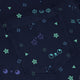 Kao Emojis Blue Long Sleeve Button Up Shirt Geek Nerd adult sizing Anime Design by Ardi Tong