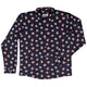 Kawaii Masks Parade Night Long Sleeve Button Up Shirt Geek Nerd adult sizing Anime Design by Ardi Tong