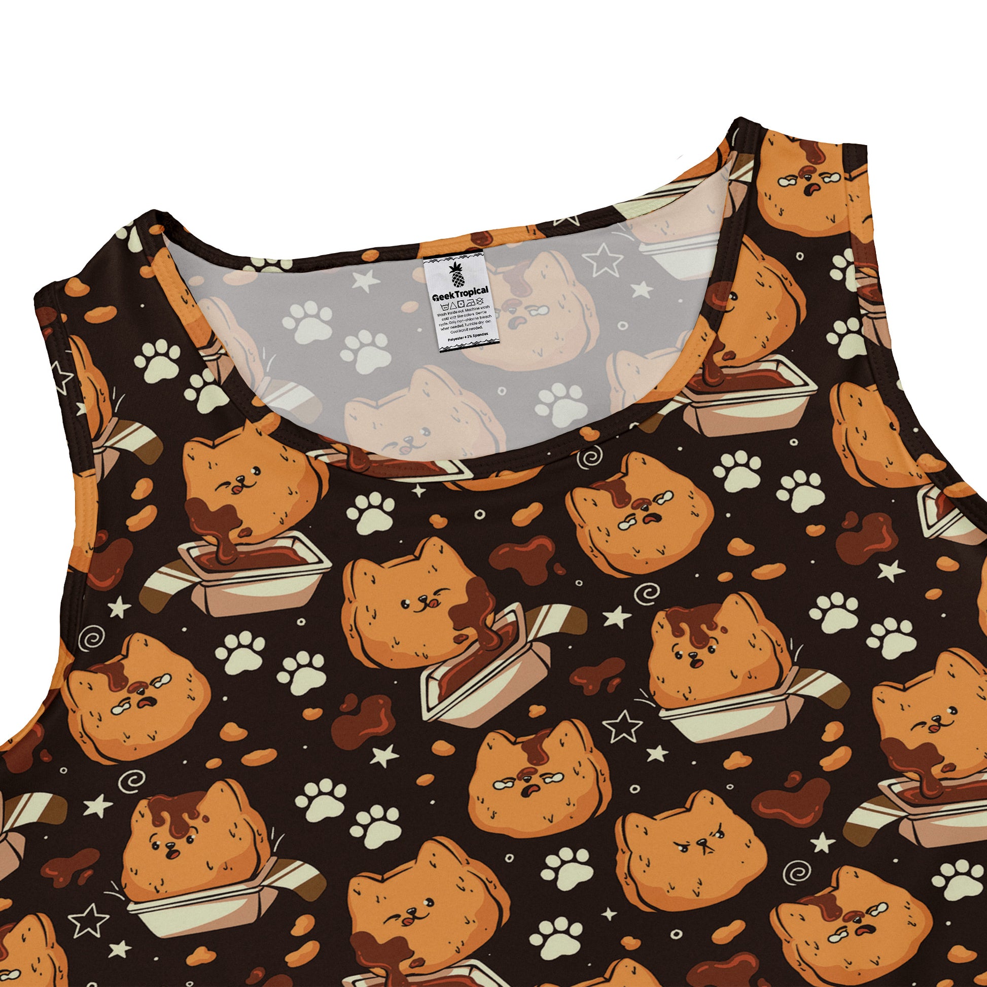 Kitten Nuggets Sleeveless Dress close front