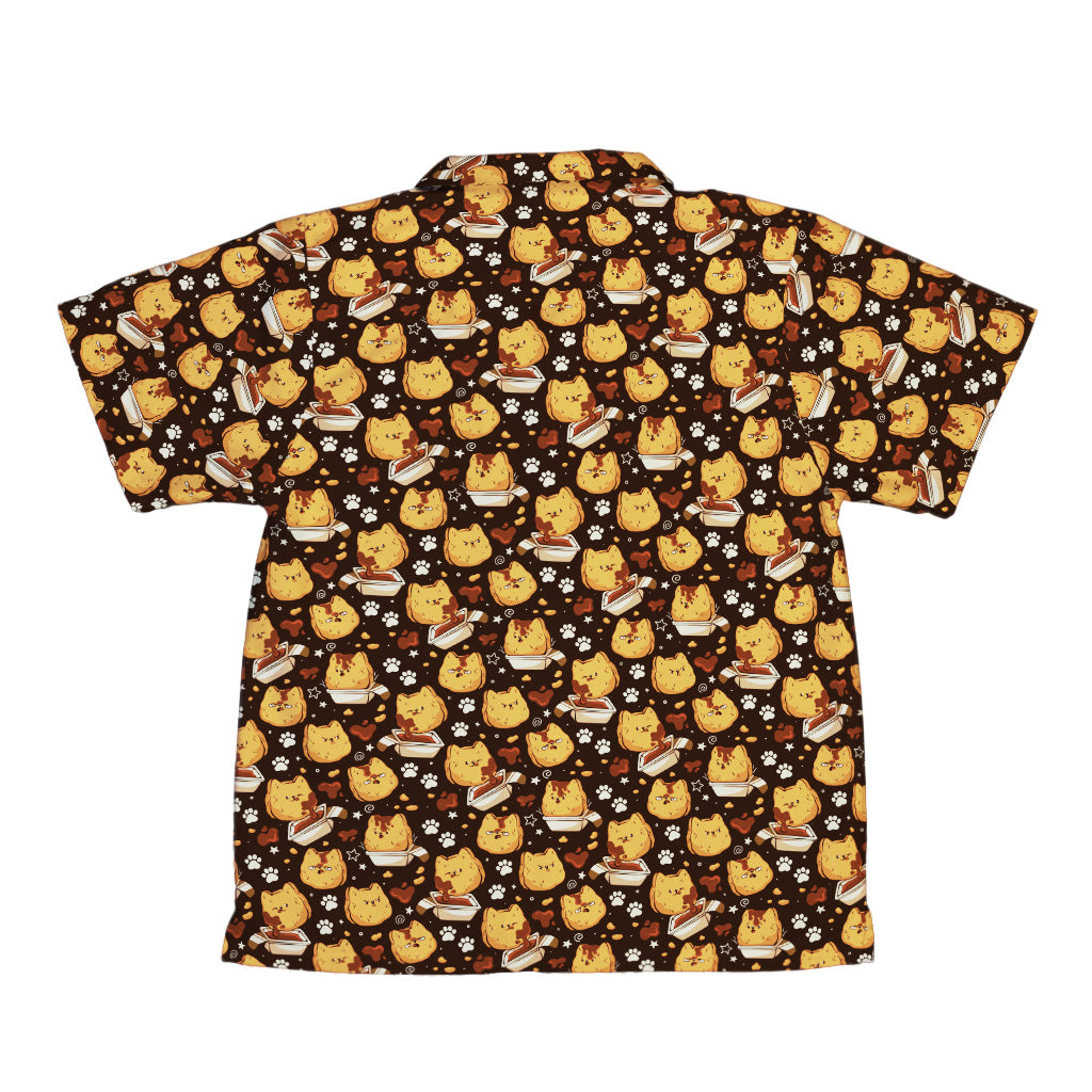 Kitten Nuggets Youth Hawaiian Shirt Back