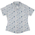 Kitty Snow Trail Curvy Button Up Shirt womens front