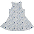 Kitty Snow Trail Sleeveless Dress back