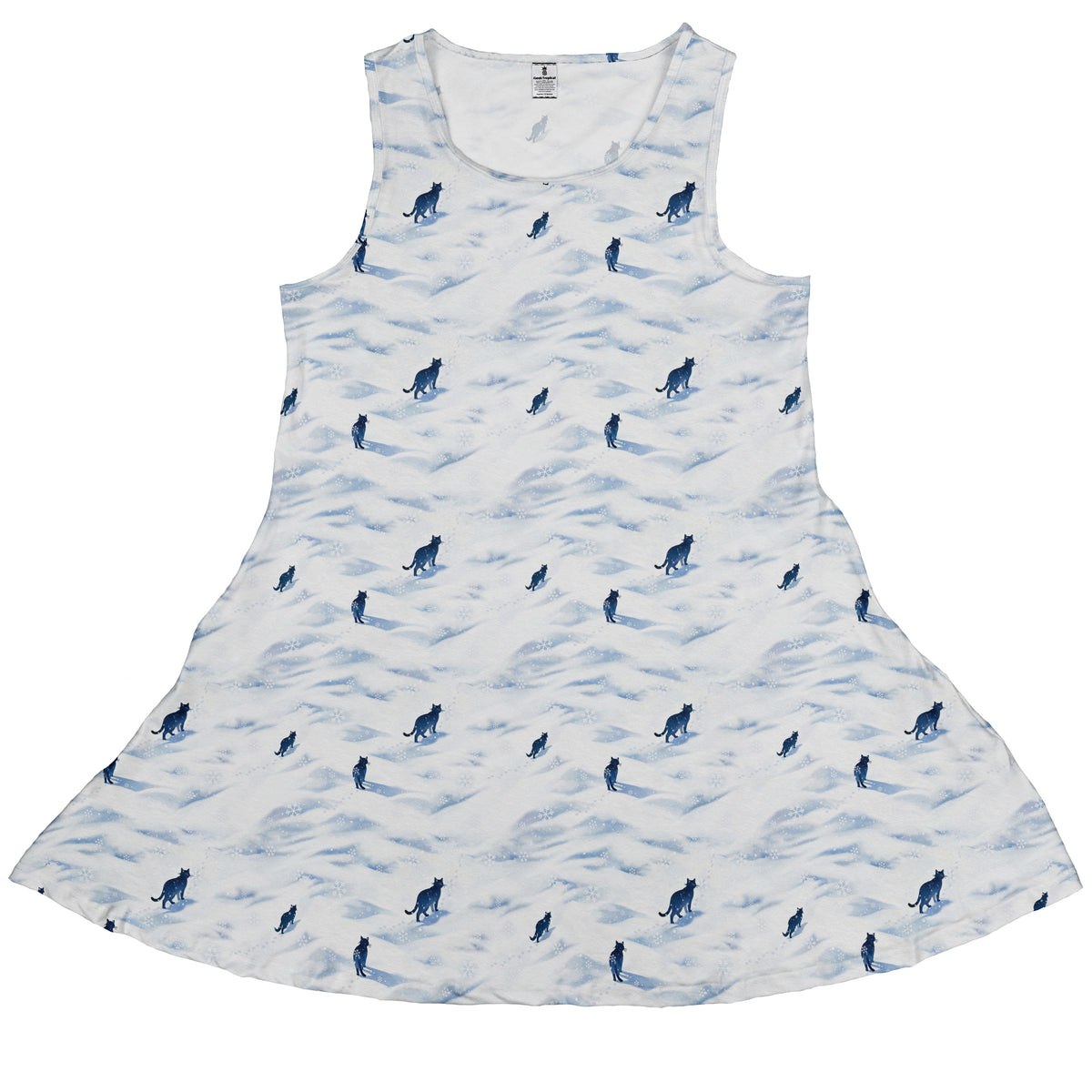 Kitty Snow Trail Sleeveless Dress front