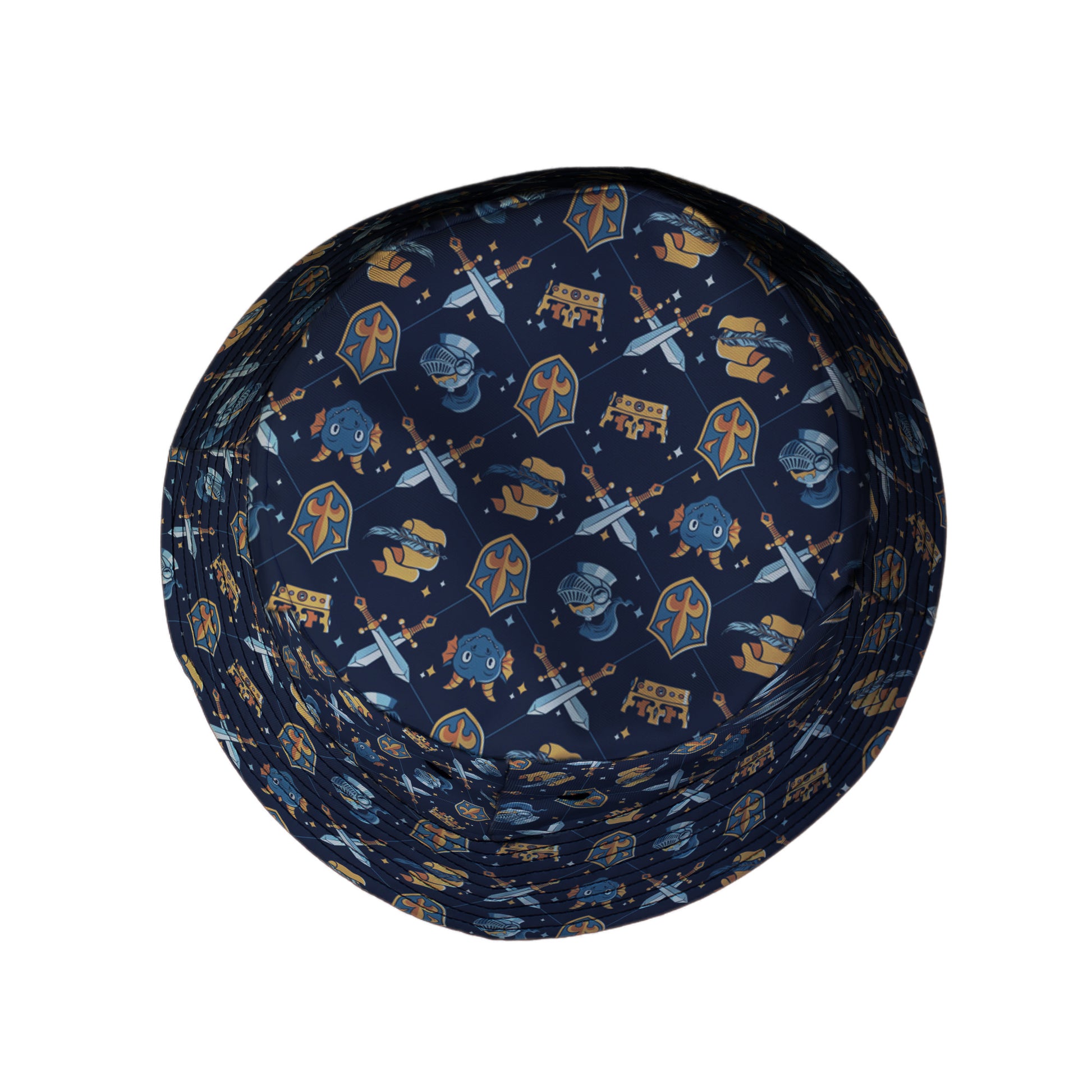 Knight Quest Crest Bucket Hat Top View