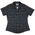 Knight Quest Crest Curvy Button Up Shirt womens front