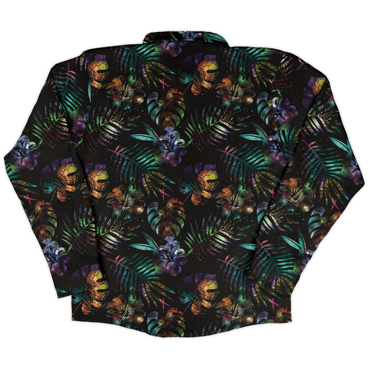 Knightly Fireworks Long Sleeve Button Up Shirt Geek Nerd adult sizing Designs by Nathan Fantasy Prints