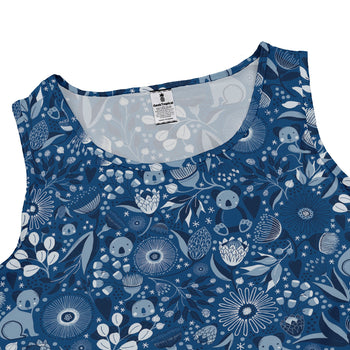 Koala Floral Dress Geek Nerd animal patterns botany print Design by Zirkus Design