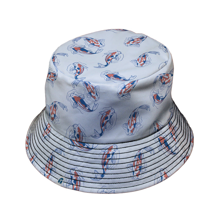 Koi Lake Bucket Hat Geek Nerd 0925 Animal Patterns Botany Print
