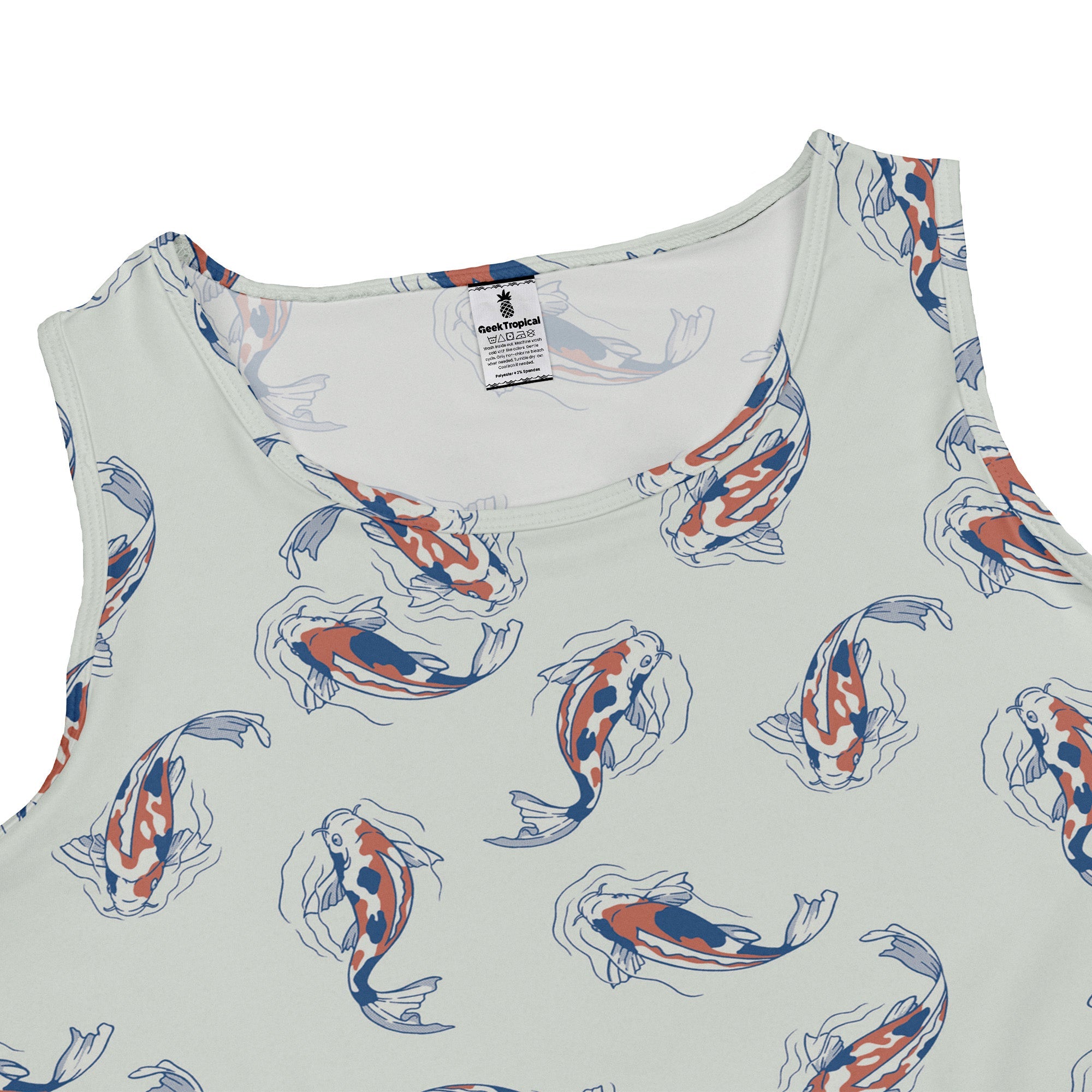 Koi Lake Dress Geek Nerd 0925 Animal Patterns Botany Print