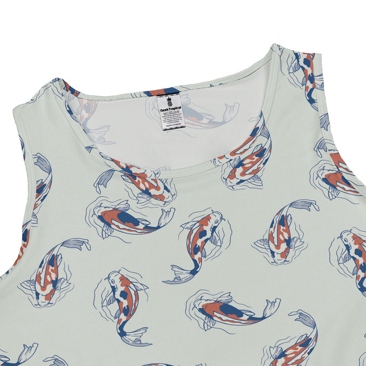 Koi Lake Dress Geek Nerd 0925 Animal Patterns Botany Print