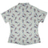 Koi Lake Curvy Button Up Shirt Geek Nerd 0925 All Adult Button Up Shirts Animal Patterns