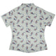 Koi Lake Curvy Button Up Shirt Geek Nerd 0925 All Adult Button Up Shirts Animal Patterns